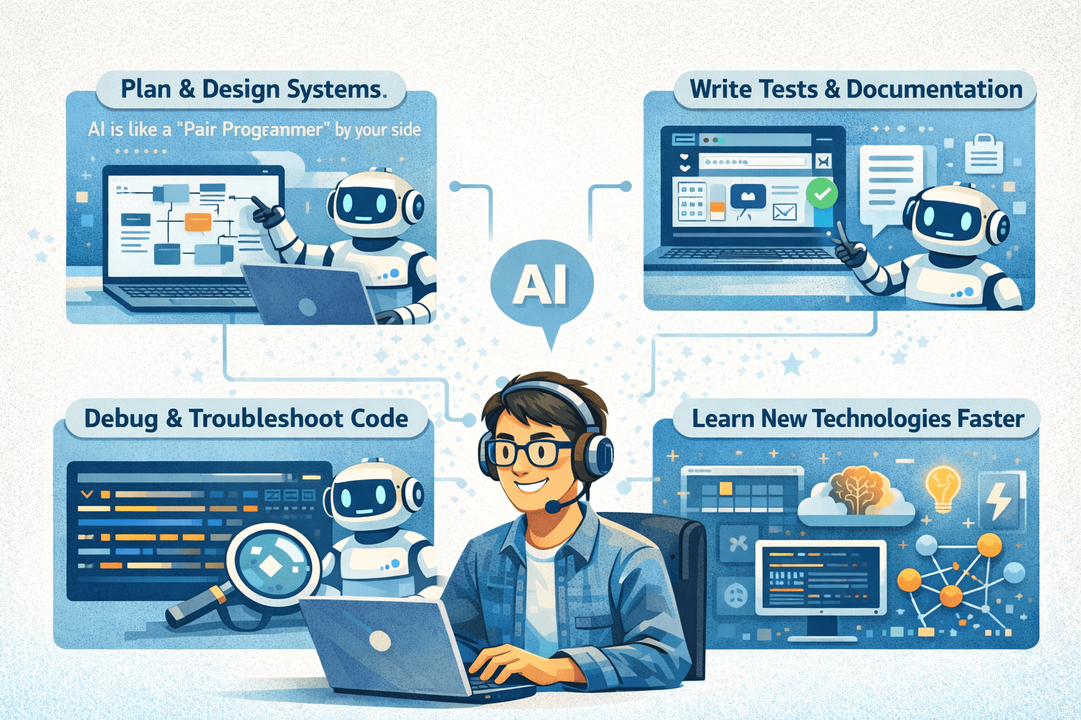 how developers use ai today article illustration